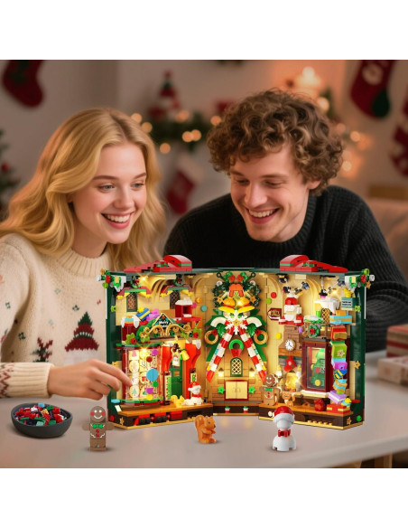 Juego de Construcción Navidad INSOON 1418 Piezas Casa Jengibre