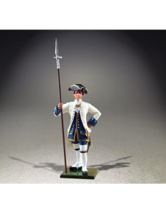 Figura de Metal W. Britain Oficial Marines Franceses 1754-1760 5.08 cm 2