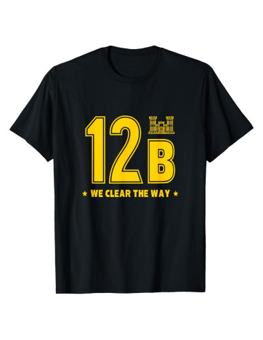 Camiseta de Soldado Ingeniero de Combate 12 Bravo - TopStoxx