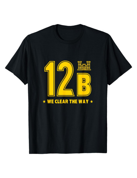 Camiseta de Soldado Ingeniero de Combate 12 Bravo - TopStoxx