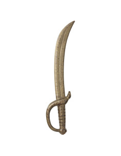 Espada Cutlass Dorada de Pirata Fun Costumes - Juguete 52cm