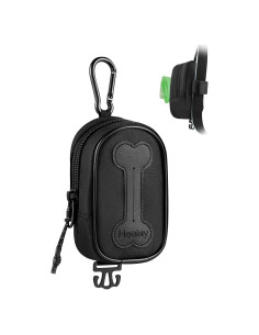 Dispensador de bolsas de excremento para perro Heelay negro