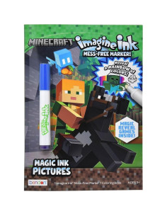 Paquete de Libros para Colorear Minecraft Imagine Ink - 2 Libros 2