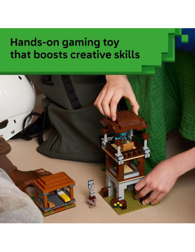 LEGO Minecraft Puesto de Avance y Ravager 21278 - 665 Piezas