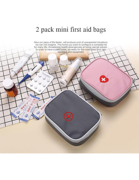 Bolsa de Primeros Auxilios Portátil Haozaikeji - Tamaño Mini y Grande