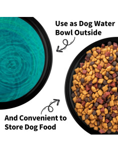 Cuencos Plegables para Perros Paercute - 2 Unidades Grandes 2