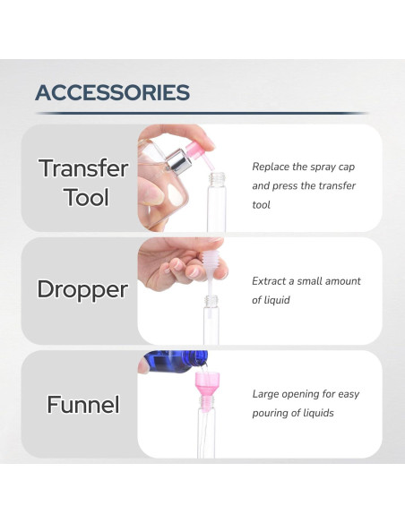 Atomizador de Perfume Rellenable Fusupak 10ml Marrón 2PCS