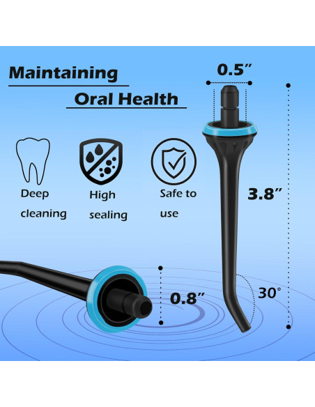 3 Puntas de Reemplazo para Irrigador Dental BENACES 3 Puntas de Reemplazo para Irrigador Dental BENACES