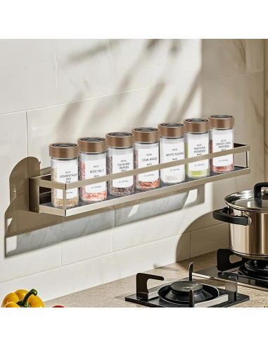 Set de 30 Tarros de Especias VIBRATITE 4 oz con Etiquetas