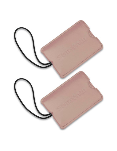 Etiquetas de Identificación Vinilo Samsonite 2 Pzas Rosa