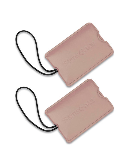 Etiquetas de Identificación Vinilo Samsonite 2 Pzas Rosa