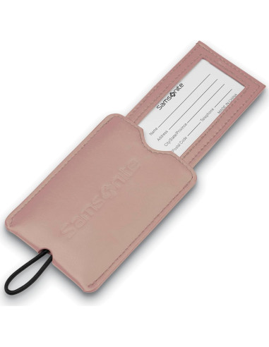 Etiquetas de Identificación Vinilo Samsonite 2 Pzas Rosa
