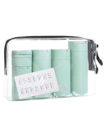 Juego de Botellas de Maquillaje de Viaje FOVIUPET 5 Piezas 50-100ml