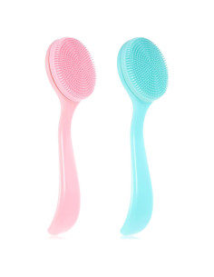 2 Piezas Cepillo Facial de Silicona BOHUIZ Exfoliación Suave