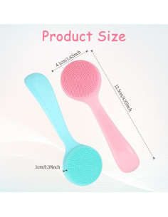 2 Piezas Cepillo Facial de Silicona BOHUIZ Exfoliación Suave 2