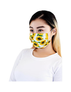 Mascarillas desechables 3 capas Everydayspecial 50 pcs floral 2
