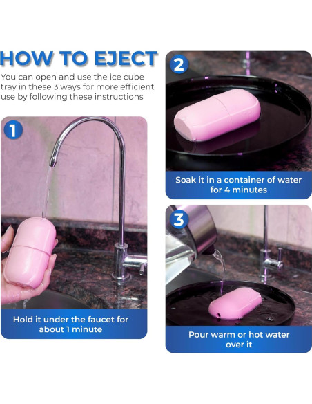 Rodillo de Hielo Facial HUBSAN - Molde Silicona 12 cm