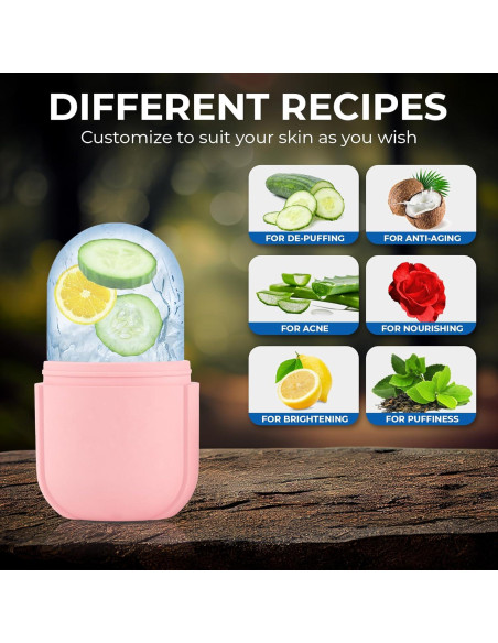 Rodillo de Hielo Facial HUBSAN - Molde Silicona 12 cm