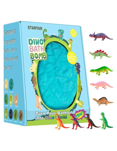 Set de Bombas de Baño Dino STARYAR 6 Piezas 180g