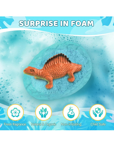 Set de Bombas de Baño Dino STARYAR 6 Piezas 180g