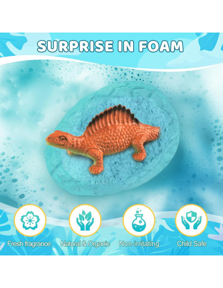 Set de Bombas de Baño Dino STARYAR 6 Piezas 180g