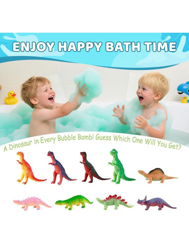 Set de Bombas de Baño Dino STARYAR 6 Piezas 180g