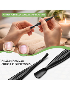 Empujador y Recortador de Cutículas Baluca - Acero Inoxidable 2