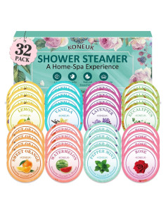 32 Bombas de Ducha Aromaterapia KONEUK - Regalos Spa