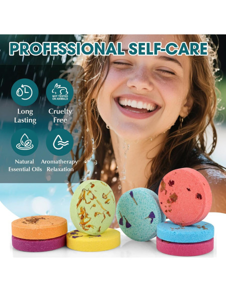 32 Bombas de Ducha Aromaterapia KONEUK - Regalos Spa