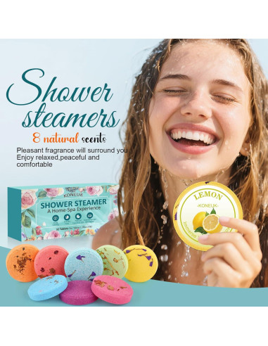 32 Bombas de Ducha Aromaterapia KONEUK - Regalos Spa