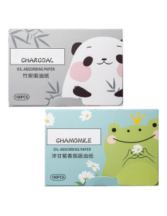 Hojas Absorbentes de Aceite Galepromot 200 Unidades Carbón Bambú