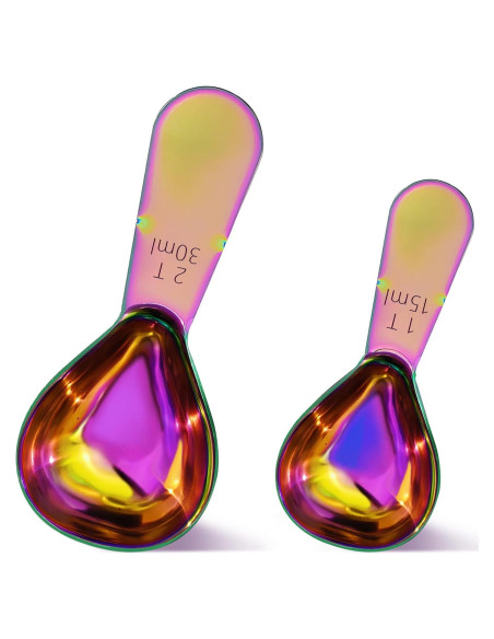Juego de 2 cucharas medidoras Philbinden acero inoxidable 30ml