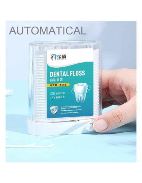 Palillos de Hilo Dental HZXG con Dispensador Automático 442pcs