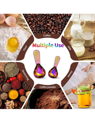 Juego de 2 cucharas medidoras Philbinden acero inoxidable 30ml