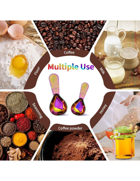 Juego de 2 cucharas medidoras Philbinden acero inoxidable 30ml