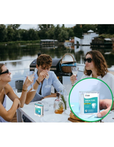 Palillos de Hilo Dental HZXG con Dispensador Automático 442pcs