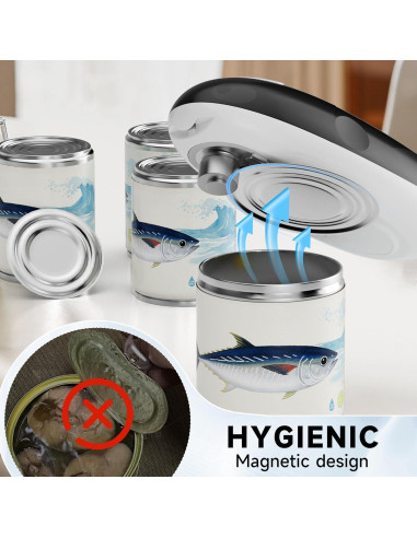 Abrelatas Eléctrico ROLWAY ECO Antideslizante para Personas Mayores