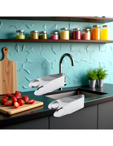 Removedor de Tallos de Fresa ZhangyiHot Acero Inoxidable 2 Pcs