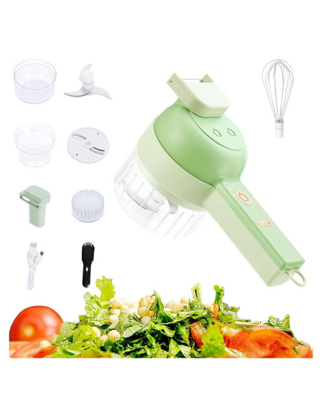 Picadora de Verduras Eléctrica Podoboq 5 en 1 Multifuncional