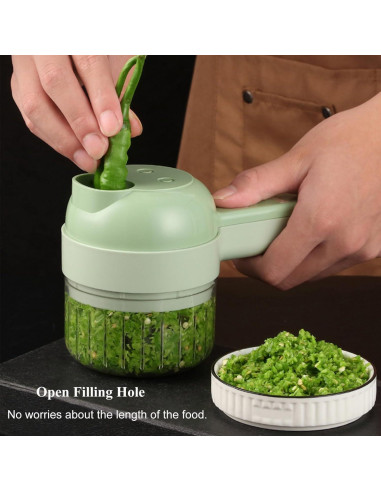 Picadora de Verduras Eléctrica Podoboq 5 en 1 Multifuncional