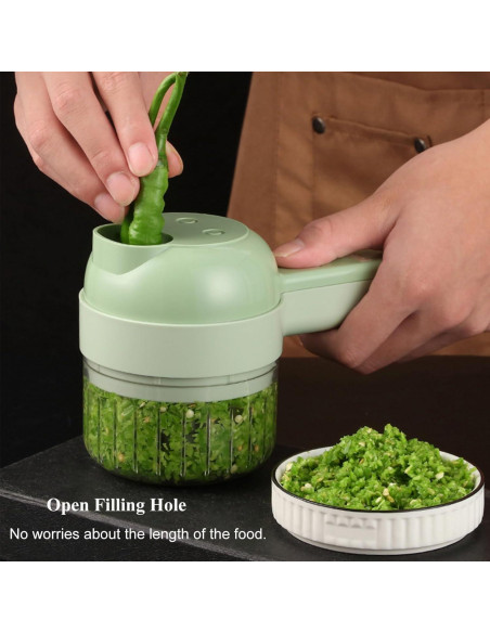 Picadora de Verduras Eléctrica Podoboq 5 en 1 Multifuncional