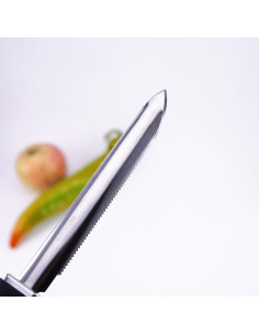 Corer de Pimiento Jalapeño i Kito de Acero Inoxidable 23.4 cm 2