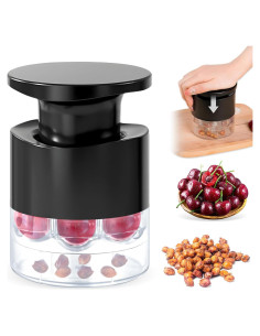 Deshuesador de Cereza CLORISLAND 2025 Negro 7 Agujeros