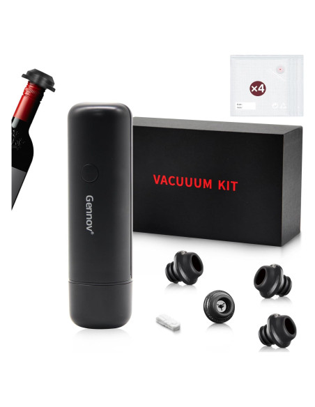 Conservador de Vino Eléctrico Gennov con Bomba y Tapones