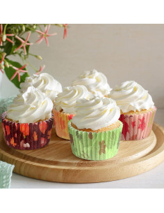 600 Forros de Cupcake Desechables CHENGU Otoño Calabaza 2