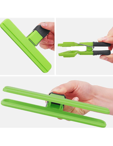 Pinzas para Alimentos XJYWSH - Set de 8, Sello Hermético