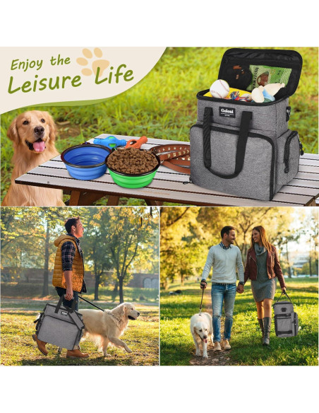 Bolsa de Viaje para Perros Goloni - Aprobada por Aerolíneas, 36.8x34.5x16.5cm