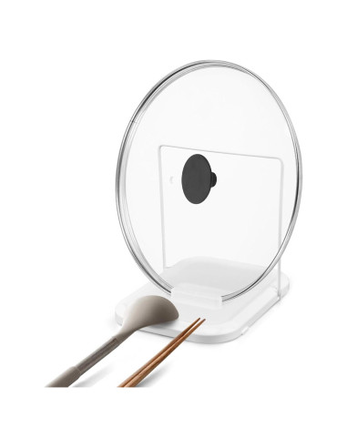 Soporte Plegable para Tapa de Olla HINMAYGO Blanco 19.5x15x16cm