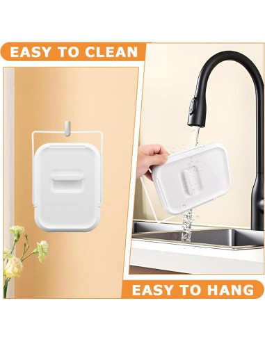 Soporte Plegable para Tapa de Olla HINMAYGO Blanco 19.5x15x16cm