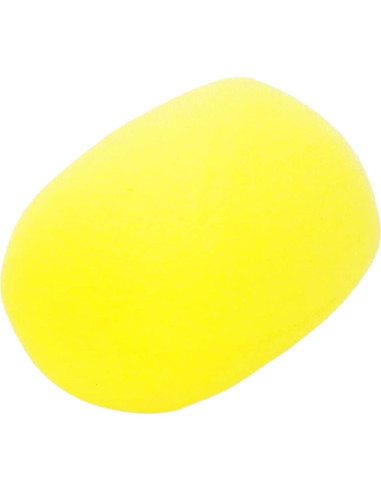 10 Fundas de Micrófono Amarillas de Espuma Dahszhi 73x60mm